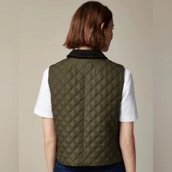 J. Crew Women's Quilted Barn Vest - Picture 9 of 9